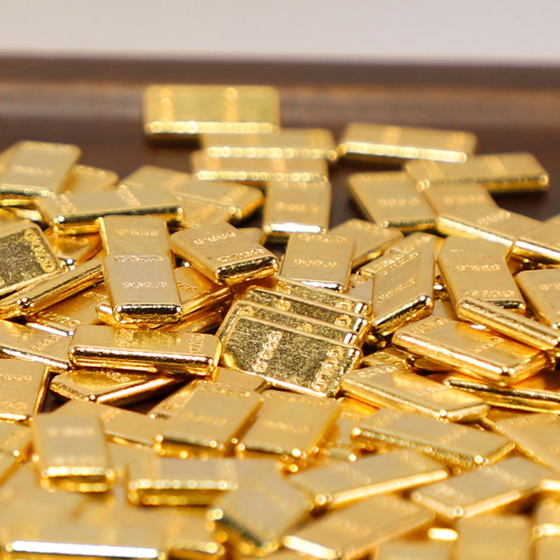 Alloy Gold Bar Ornaments Home Decorations Housewarming Gifts Metal Crafts Manufacturers Wholesale Simulation Gold Bar Ornaments